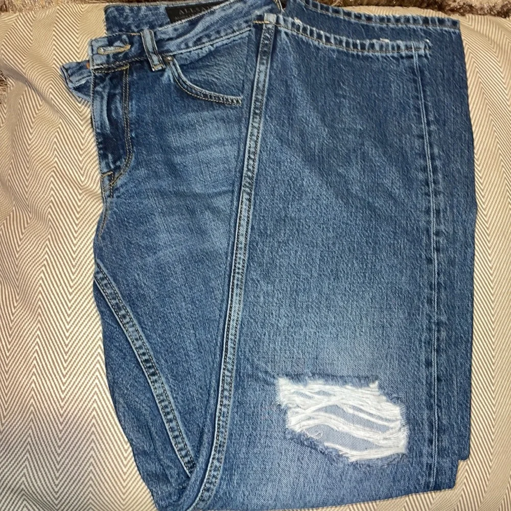 ALL SAINTS MID INDIGO BLUE JEANS. - Picture 7 of 10